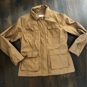 Tan utility anorak Jacket